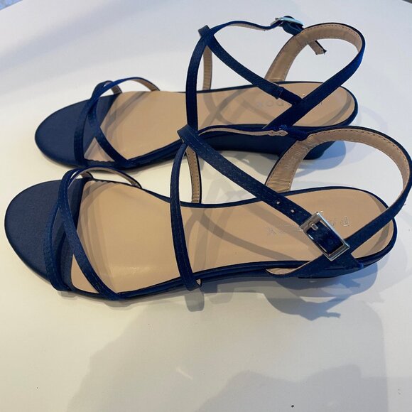 womens blue sandals - Picture 2 of 2